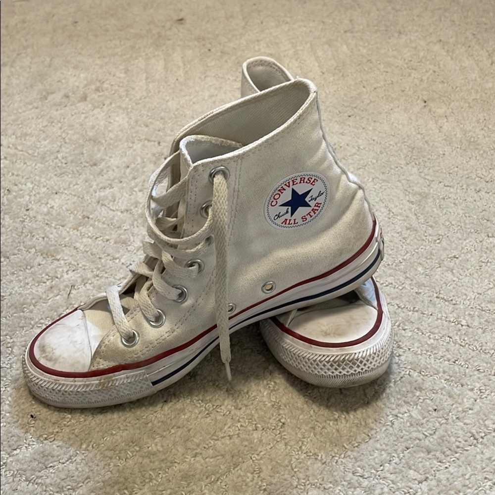 Converse High-Top Sneakers - White